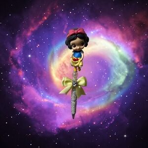 Snow White pen with Yellow Bow